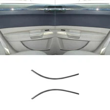 For Chrysler 300 Carbon Fiber Interior Rear Door Storage Accent Cover Trim 2Pcs 