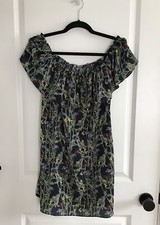 Women's Basement Floral Polyester Dress XS