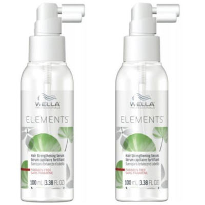 2 Wella Elements Hair Strengthening Serum 100 ML / 3.38 FL OZ 