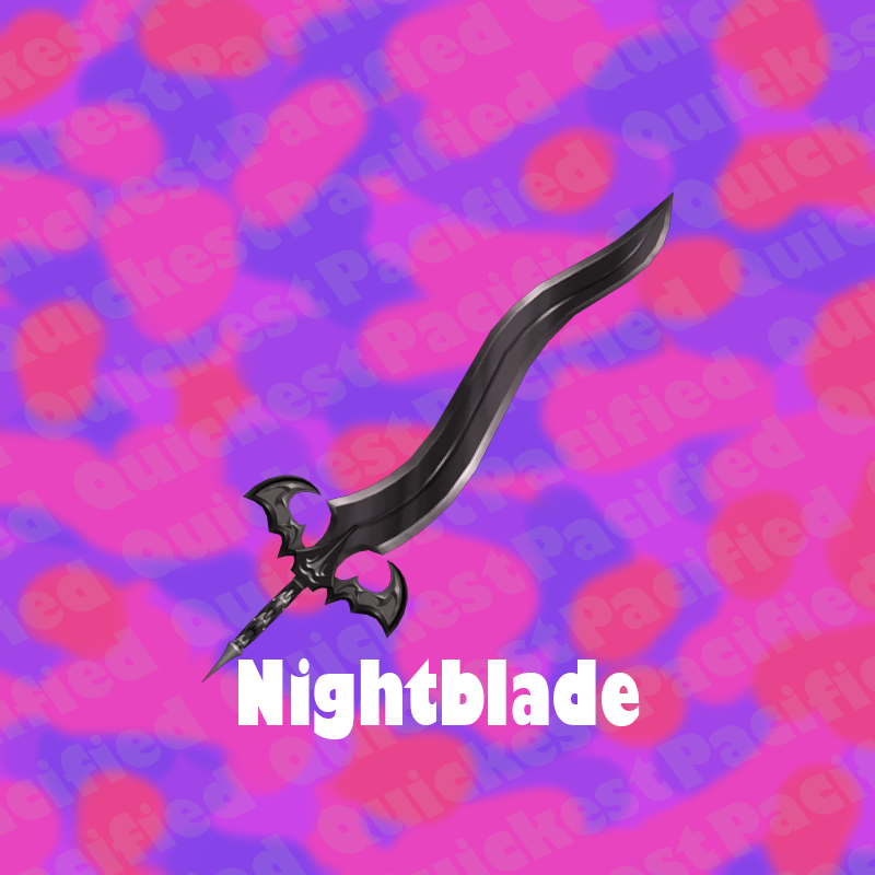 Roblox Murder Mystery 2 MM2 Night Blade Godly Knife and Guns