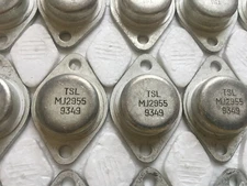 LOT OF 10 TSL MJ2955 Silicon Power Transistor Replaces NTE219 / ECG219