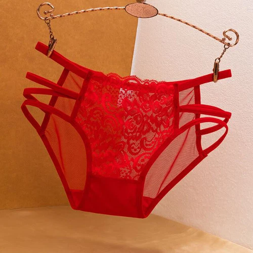 Moda Sexy Mujeres Calzoncillos Cuerda Ropa Interior Lencería Ver a Través Bragas Transparentes - Imagen 4 de 9