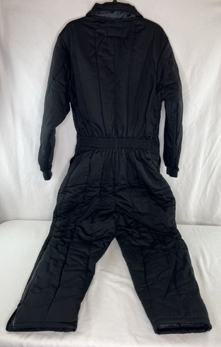 Unisex Large Rothco Black Zip up Quilted Coveralls - Picture 6 of 6