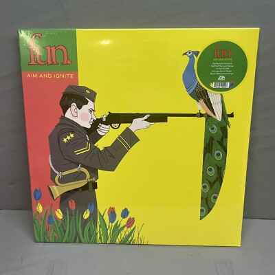 FUN. - Aim And Ignite - 2LP - Record x/500 Red & Yellow Split Vinyl Zia New