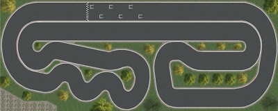 Drift6 Große Rennstrecke für Turbo Racing oder ähnliche 300cm x 120cm