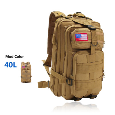Tactical Army Outdoor Hiking Backpack - 40L To 130L Camping Rucksack, Waterproof, Military Style, Multiple Sizes