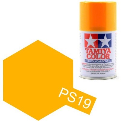 Tamiya Polycarbonate 86019 PS-19 Camel Yellow Spray Paint Aerosol 100ml