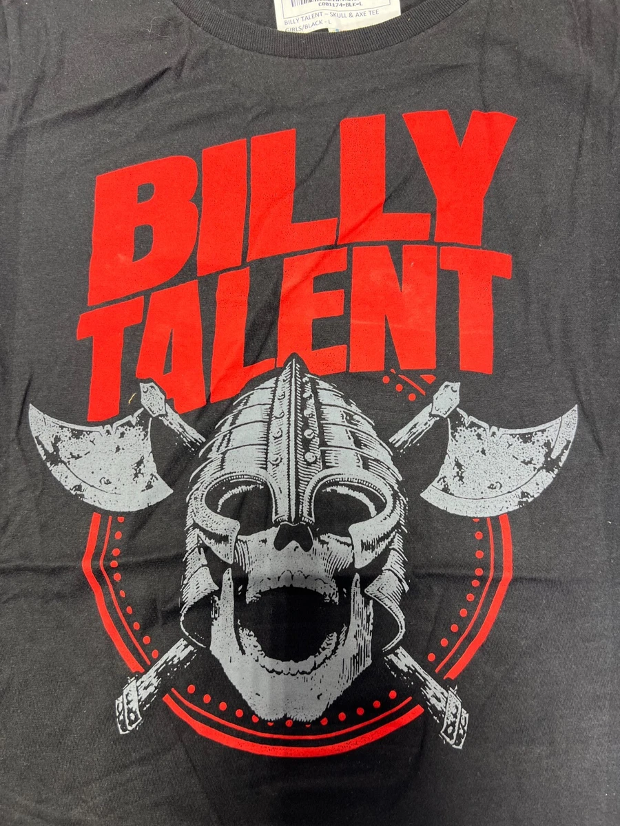 BILLY TALENT SKULL & AXE TEE GIRLS T-SHIRT NEW ORIGINAL,!!! | eBay