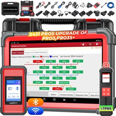 LAUNCH X431 Euro PRO 5 PAD V OBD2 Diagnosegerät J2534 ECU Programmier +TPMS