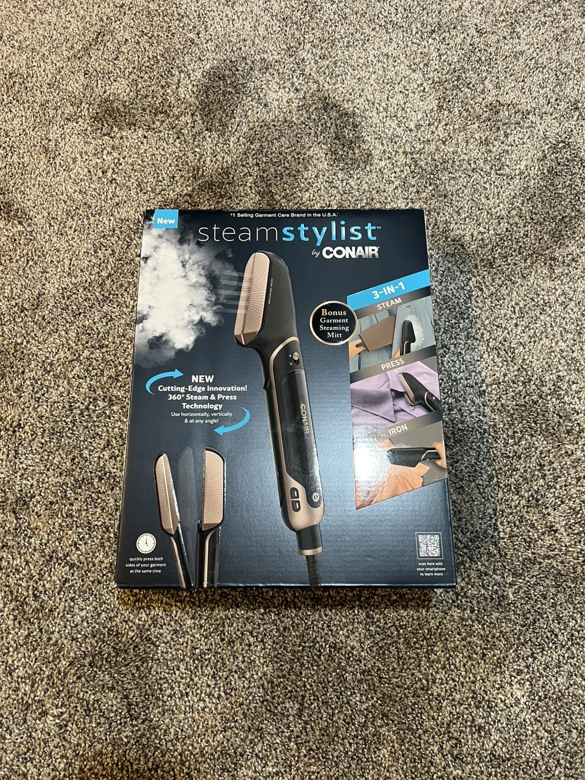 Steam Stylist by Conair 3 in 1 Steam, Press, and Iron