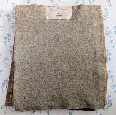 Mary Flanagan Woolens Hand Dyed Texture Wool Bundle NEW Straw Brown Yellow DIY