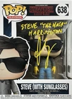 🔥Funko Pop! Stranger Things: Steve W/Sunglasses #648 Signed Joe Keery W/COA!🔥