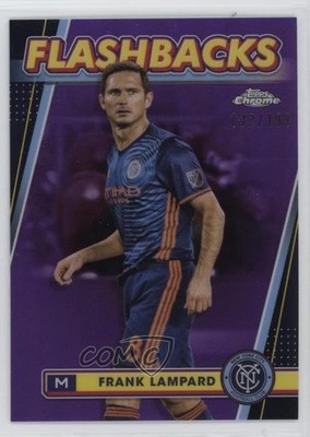 2024 Topps Chrome MLS Flashbacks Purple Refractor /199 Frank Lampard #110 0vl1