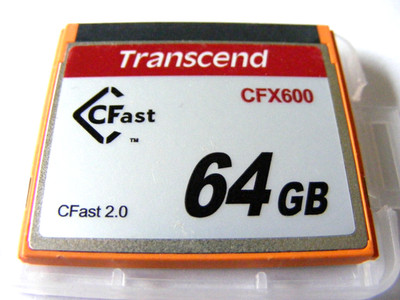 64GB CFast Card 2.0  CFX600 ( 64 GB CFast 2.0 Karte ) TRANSCEND gebraucht