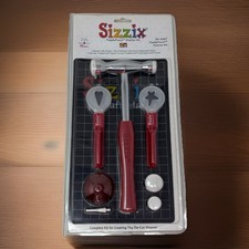 VTG Sizzix Paddle Punch Starter Kit 38-0867 Scrapbooking Paper Tiny Die-Cuts New