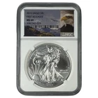 2015 SILVER EAGLE FIRST RELEASE NGC MS69 NA204