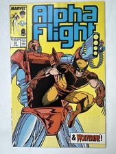 Alpha Flight #53 (1987) Marvel – Wolverine Appearance – VF – Bright Copy
