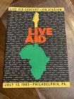 Live Aid 1985 Concert Program JFK Stadium Philadelphia Original — photo 1