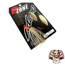 NEW Evergreen Spinnerbait D-Zone Double Willow Leaf 1/2oz Gold Rush #09