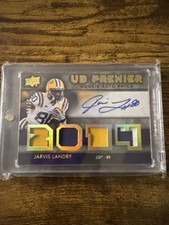 Jarvis Landry 2014 Upper Deck Premier Rc Patch Auto Gold Holo 19/20!