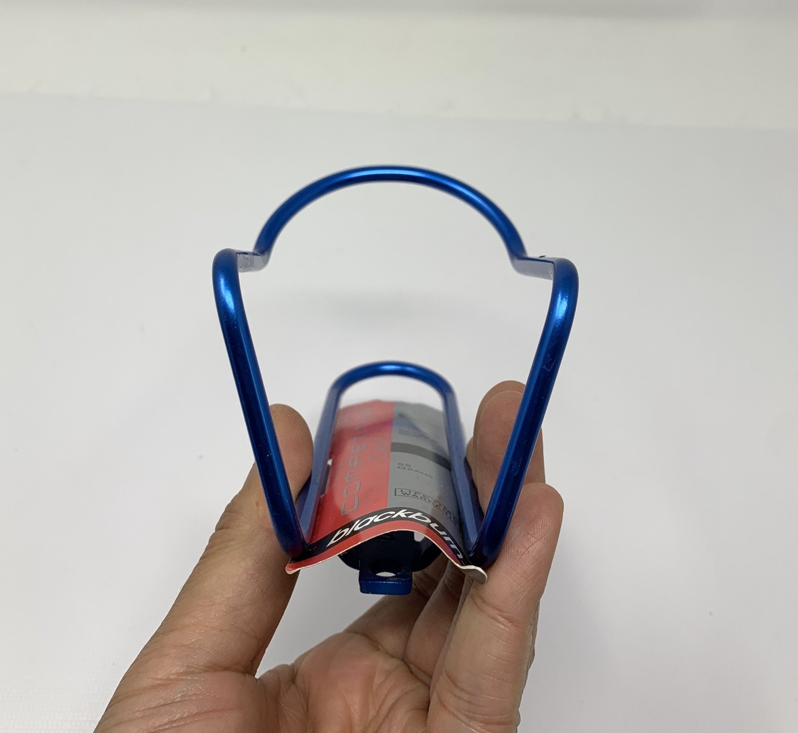 Blackburn Competition Lightweight Alloy 55 Grams Blue Water Bottle Cage - New
