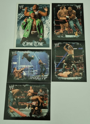 2009 Topps WWE Rivals Stickers Set 5/5 Cryme Tyme #159 bis #163