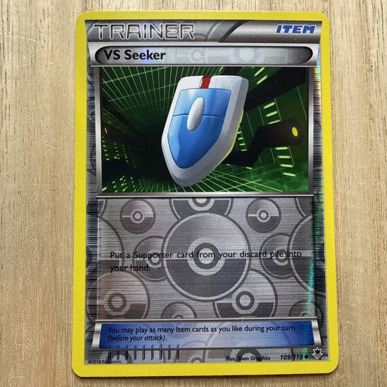 VS SEEKER - Phantom Forces 109/119 - Uncommon Reverse Holo - Pokemon TCG