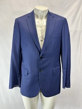 Brioni Blue Pinstripe Jacket 2- Bt Sz US 38 S