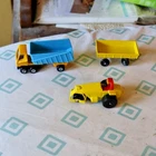 LOT Vintage Construction Toy Vehicles Car Diecast Matchbox Dump Truck Rod Roller