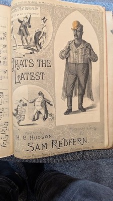 buchgebunden Vintage Noten verschiedene Lieder