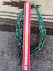 turquoise neckless and bracelet  with silver ( native made ) 1980's , — photo 10