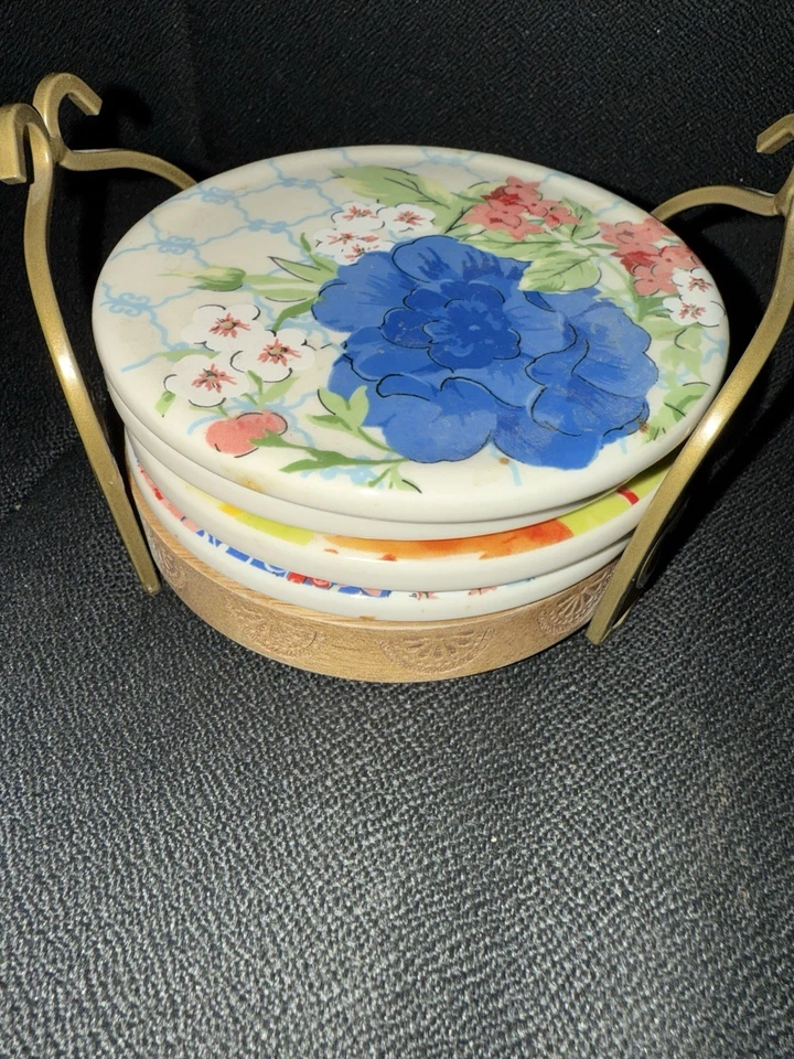 4 posavasos y un soporte floral Medley Pioneer para mujer Foto 2 de 4