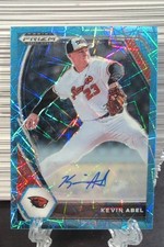 2021 Panini Prizm Draft Picks - Kevin Abel #PDP195 Blue Velocity Prizm Auto Reds