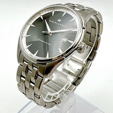 A125 HAMILTON JAZZMASTER Hamilton Jazzmaster Gent Black Dial Quartz Men's Watch 4