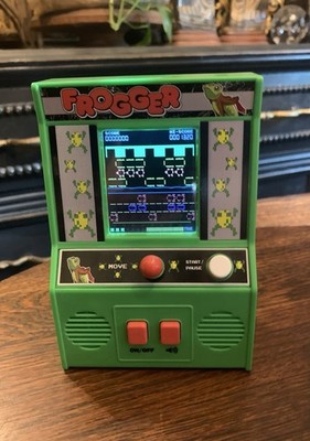 Frogger Retro Arcade Classics Electronic Mini Handheld Arcade Game by Konami EUC