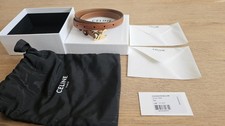 Celine Triomphe Gürtel In *tan* 80cm