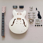 6 String DIY Electric Guitar Kit Colored Trapezoid Inlay Fretboard  LY — photo 6