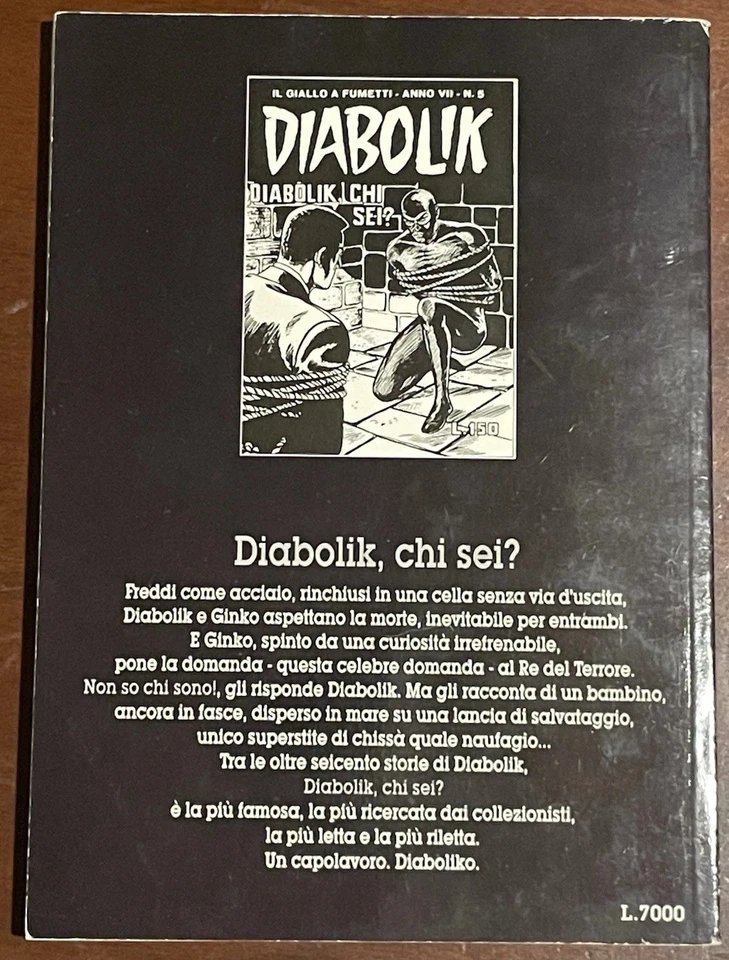 Diabolik I Classici - DIABOLIK CHI SEI? - Angela & Luciana Giussani - 1998 - Immagine 2 di 4
