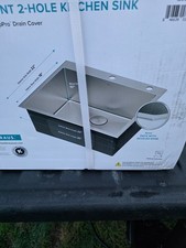 Kraus Standart PRO 25" Drop-In Undermount 16 Gauge Stainless Steel Sink KHT301-