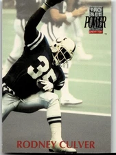 Rodney Culver 1992 Pro Set Power Football Indianapolis Colts