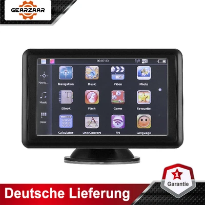 5''/7''/9'' Zoll LKW PKW KFZ GPS Navi Auto Navigationsgerät Navigation EU DE - Bild 1 von 4
