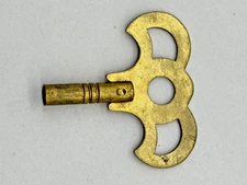 ANTIQUE Brass CLOCK  KEY Size #7 3.8mm (CM93-203)