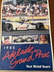 Australian F1 1985 Grand Prix Adelaide Poster. The 1000 hp turbo era
