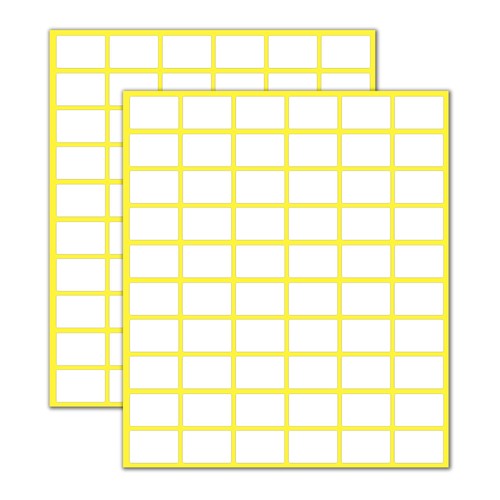 (900 Pack) 0.75" x 0.5" - Price Stickers, Small White Labels 900 Pack,  - Picture 1 of 9