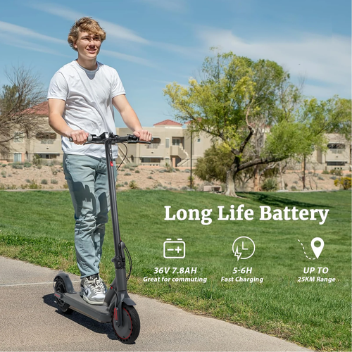 Trottinette Électrique JUICEASE TX01 350W 36V 7.8Ah 8.5'' IP65 Pliable APP - Foto 3 di 24