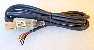 TTL-232RG USB to serial cable, 6-WIRE, 1.8m long, UNBRANDED NEW!
