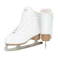 Riedell Horizon Ice Skates for Men and Women White/Horizon 9