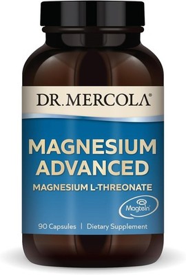 Dr Mercola Magnesium L Threonate 90 Capsules Advanced Absorption Brain Support