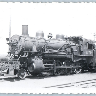 #ad c1940s Spokane WA Northern Pacific Railway 1271 Steam Locomotive Train Photo C4 $28.95