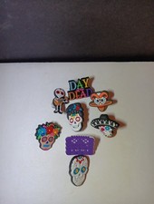 8 Day Of The Dead Croc Charms